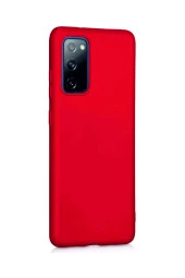 Samsung Galaxy S20 FE Kırmızı Silikon Rubber Kılıf Arka Kapak thumbnail 2