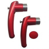 Çaydanlık Sapı Takımı Kulp Tutamak Seti Parlak Kırmızı Yanmaz - 1