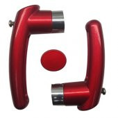 Çaydanlık Sapı Takımı Kulp Tutamak Seti Parlak Kırmızı Yanmaz - 3