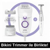 Braun Silk-épil 5 5825 3'ü 1 Arada Kablolu Kuru Kullanım Epilatör - 1