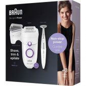 Braun Silk-épil 5 5825 3'ü 1 Arada Kablolu Kuru Kullanım Epilatör - 9