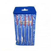 PLD Eğri Başlı Çift Taraflı Elmas Eğe Takımı 5 Parça 180mm - 1