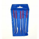 PLD Eğri Başlı Çift Taraflı Elmas Eğe Takımı 5 Parça 180mm - 2