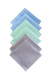 Müslin Bez Bebek Ağız Silme Bezi 6lı Set - 1