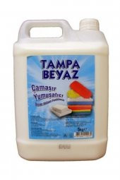 TAMPA Beyaz Çamaşır Yumuşatıcı Sabun Parfümlü 5 Lt - 1