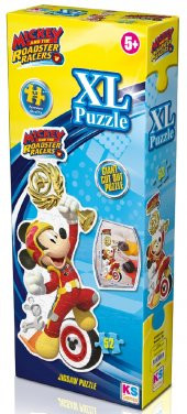KS Puzzle 52 Parça Mickey Mouse XL  Çerçevesiz - 1