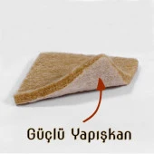 Nobel Masa Sandalye Parke Zemin Koruyucu Keçe Yapışkanlı Dikdörtgen 40x90 mm (5Li PAKET) thumbnail 3