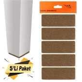 Nobel Masa Sandalye Parke Zemin Koruyucu Keçe Yapışkanlı Dikdörtgen 40x90 mm (5Li PAKET) thumbnail 5