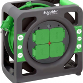 Schneider Kablo Makarası Kompakt'' IP44'' HO5VVF 3G1.5 15mt kablolu - 1