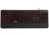 Everest KB-R61 BRIGHT Siyah USB 3 Renk Aydınlatmalı Q Sabit Bilek Destekli Multimedia Klavye - 1