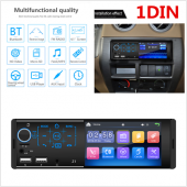 4.1inç 1DIN Oto Radyo Teyp P5130 model çift usb ve full HD 1080P Full Aktif Dokunmatik Ekran MP5 Çalar - 2