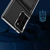 Galaxy Note 20 Ultra Kılıf Zore Ensa Kartlık Bölmeli Şeffaf Kılıf thumbnail 9