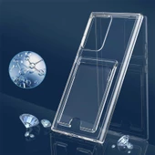 Galaxy Note 20 Ultra Kılıf Zore Ensa Kartlık Bölmeli Şeffaf Kılıf thumbnail 5