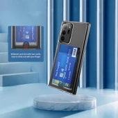 Galaxy Note 20 Ultra Kılıf Zore Ensa Kartlık Bölmeli Şeffaf Kılıf thumbnail 6