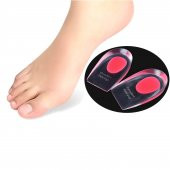 Silikon Topuk Dikeni Yastığı Tabanlık KIRMIZI Boy Uzatıcı Gizli Topuk Koruyucu JeL Tabanlık Topukluk - 1