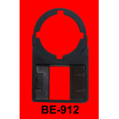 Buton Etiket Taşıyıcı Çap 22 mm 60 Adet 18 x 26 mm BE-912 Siyah thumbnail 1