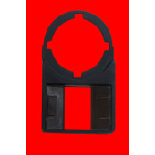 Buton Etiket Taşıyıcı Çap 22 mm 60 Adet 18 x 26 mm BE-912 Siyah thumbnail 2