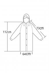 Unisex Mor Yağmurluk - 3