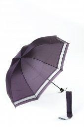 Marlux Bordo Dantelli Kadın Şemsiye - 1