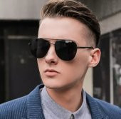 Polarize Erkek Güneş Gözlüğü Damla Model Siyah - 2