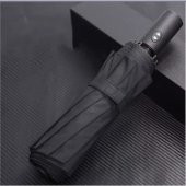 10 Tel Tam Otomatik Lüx Siyah Şemsiye - 2