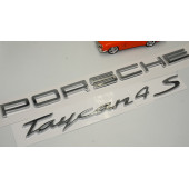 Porsche Taycan 4S Bagaj 3M 3D ABS Yazı Logo Amblem Seti Orjinal Ürün - 2