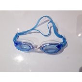 Mavi Yetişkin Yüzücü Gözlüğü Havuz Gözlüğü - 5