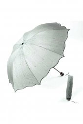 Lüx Kırılmaz Özellikli Bayan Taşıma Yağmur Damla Desenli - 2