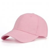 Pembe Basic Unisex  Spor Düz  Şapka Kep - 1