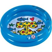 Çocuk Havuzu  2 Bölmeli Renkli Daire Şeklinde 76x20 Cm - 1