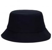 Düz Siyah Kova Şapka Balıkçı Şapka Bucket Hat - 4