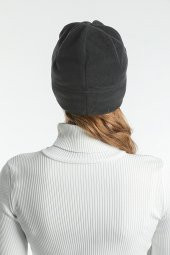 Antrasit Polar Bere Kayak Beresi Siyah Yumuşak Ve Sıcak Tutan Polar - 4