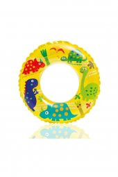 Şeffaf Baskılı Şişme Simit 61Cm - 1