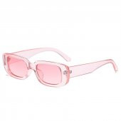 Chunky Frame Vintage Pembe Güneş Gözlüğü - 3
