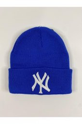 Siyah Beyaz Renkli Ny  New York Yankees Nakışlı Bere - 11