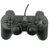 Çift Titreşimli USB Kablolu Oyun Kolu PC Uyumlu Vibration Gamepad - 3