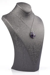 Ametist Doğal Taş Tel Sarmalı Kolye thumbnail 2