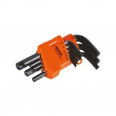 Rico RC2899 Düz Kısa Alyan Anahtarı Seti Takımı 9Pcs 1.5Mm-10Mm - 1