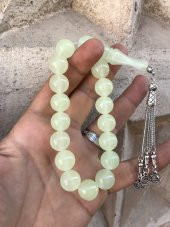 Maskot Boyda 17 li Karanlıkta Parlayan Kedi Gözü Tesbih - 1