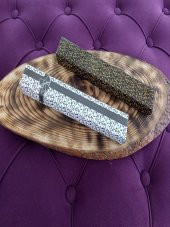 Sürmeli Model Mavi Tonda Toz Kehribar Zaza Tesbih thumbnail 2