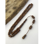 Kapsül Kesim Koyu Kahverengi Tonda Sistem Püsküllü Orjinal Kuka Tesbih - 1