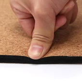 MANTAR YOGA MATI DOĞAL KAĞUCUK  ÜZERİ MANTAR KAPLAMA 61X161 CM 5 MM KALINLIK thumbnail 4