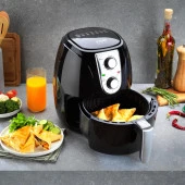 Schafer Thermochef Smart Airfryer/Sıcak Hava Fritözü-Siyah - 4