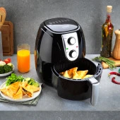 Schafer Thermochef Smart Airfryer/Sıcak Hava Fritözü-Siyah - 7