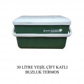 KALE 30 LİTRE YEŞİL ÇİFT KATLI TERMOS - 1