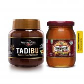 Abdurrahman Tatlıcı Tadı Ballı Paketi (Tadıbu Kakaolu Fındık Ezmesi 330 gr + Canpetek Süzme Çiçek Balı 225gr) - 1