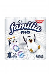 Familia Plus 3 Katlı 32 Rulo Tuvalet Kağıdı - 1