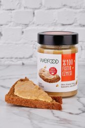 Wefood Şekersiz Sade 100 Fıstık Ezmesi 300 gr (Fıstık Parçacıklı) - 3