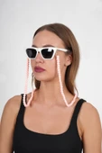 Pembe Kalpli Gözlük Zinciri - Kolye - Bileklik - 4