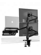 NPO STD7093 10"-27" Notebook Stand ve Vesa Monitör Tutucu Çift Kol - 2